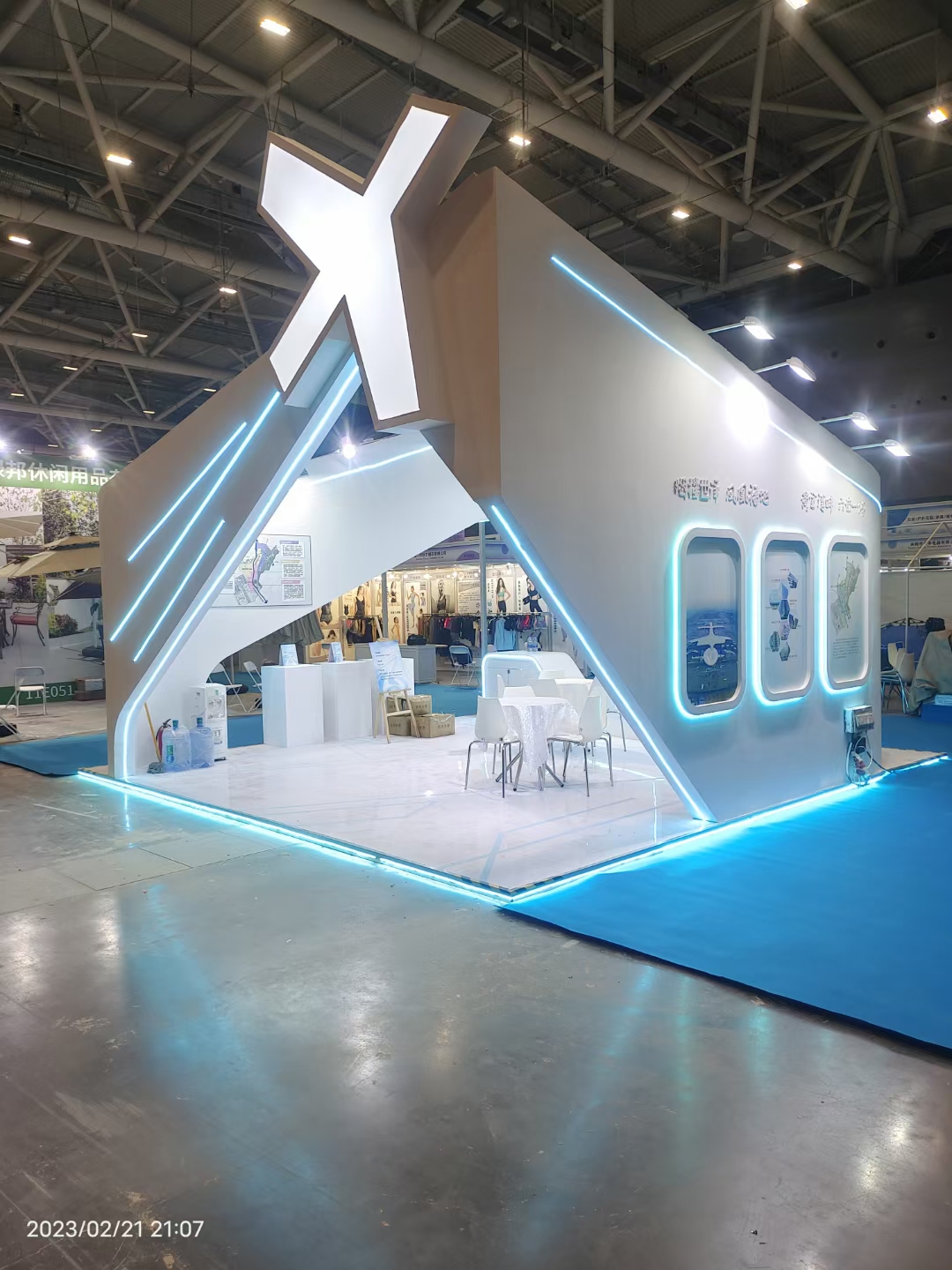 廣州展會搭建設計深圳跨境電商展，福永街道展臺