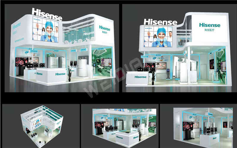 海信醫療醫藥器械展覽會廣州展覽展臺設計搭建
