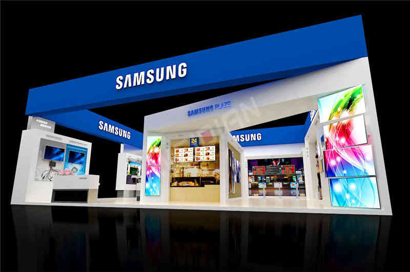 三星廣州展臺設(shè)計(jì)搭建