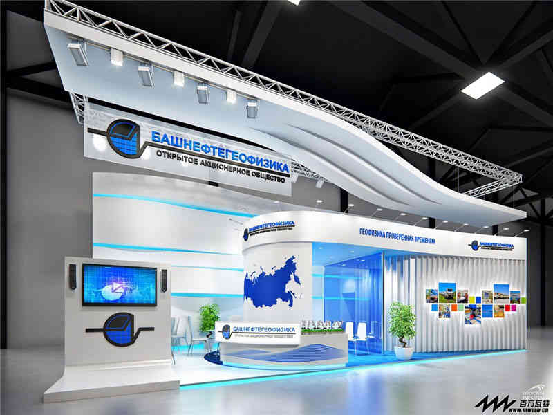 日本那智不二越機器人公司參展上海展覽公司上海展覽設計展臺搭建3