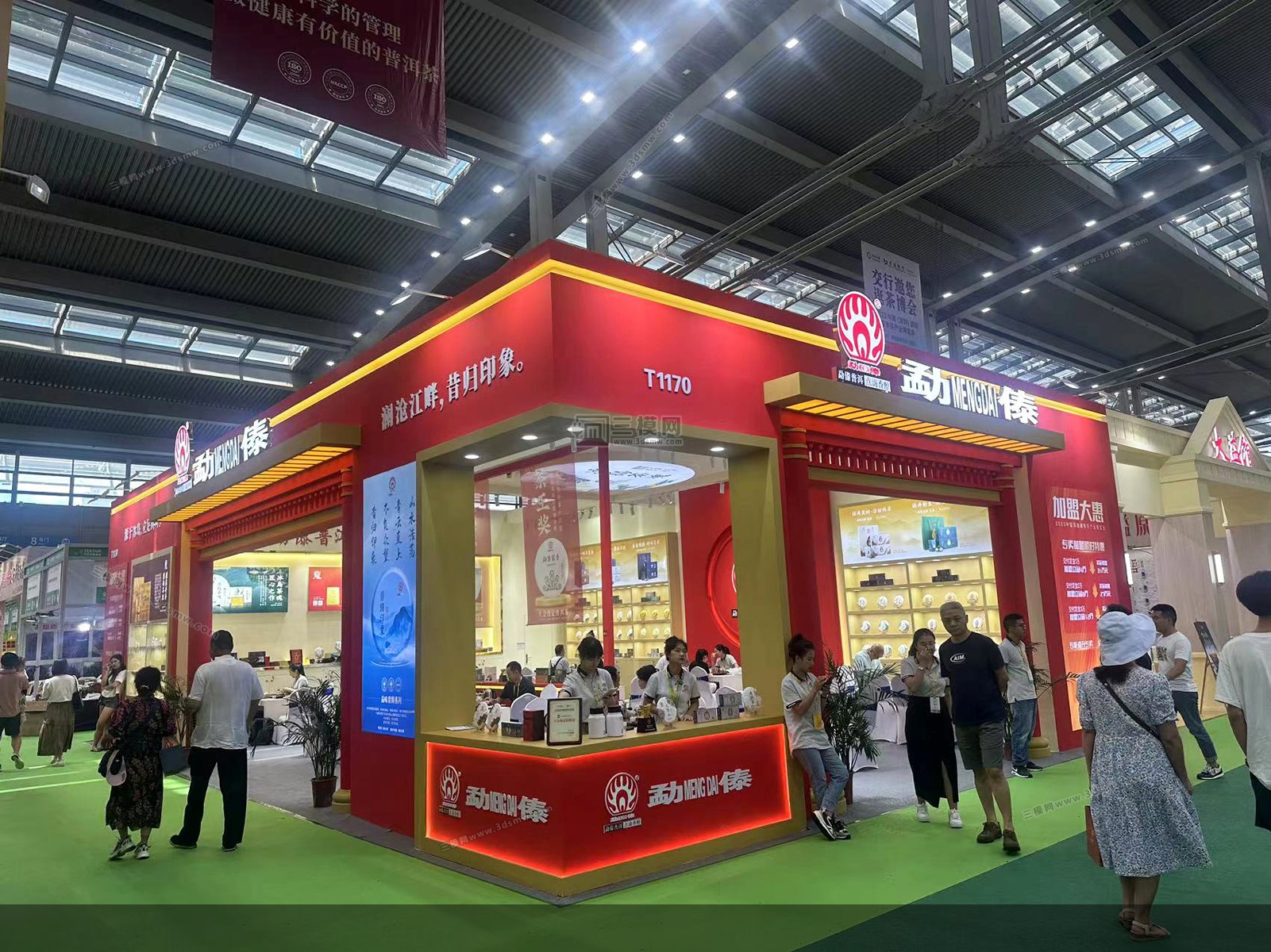 深圳國際茶產業博覽會展覽展臺設計搭建 展位裝修制作公司